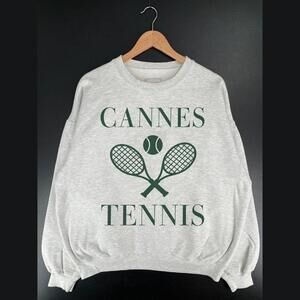 Tennis Cannes Tennis Club Athletics Tennis Play Retro Sweatshirt
